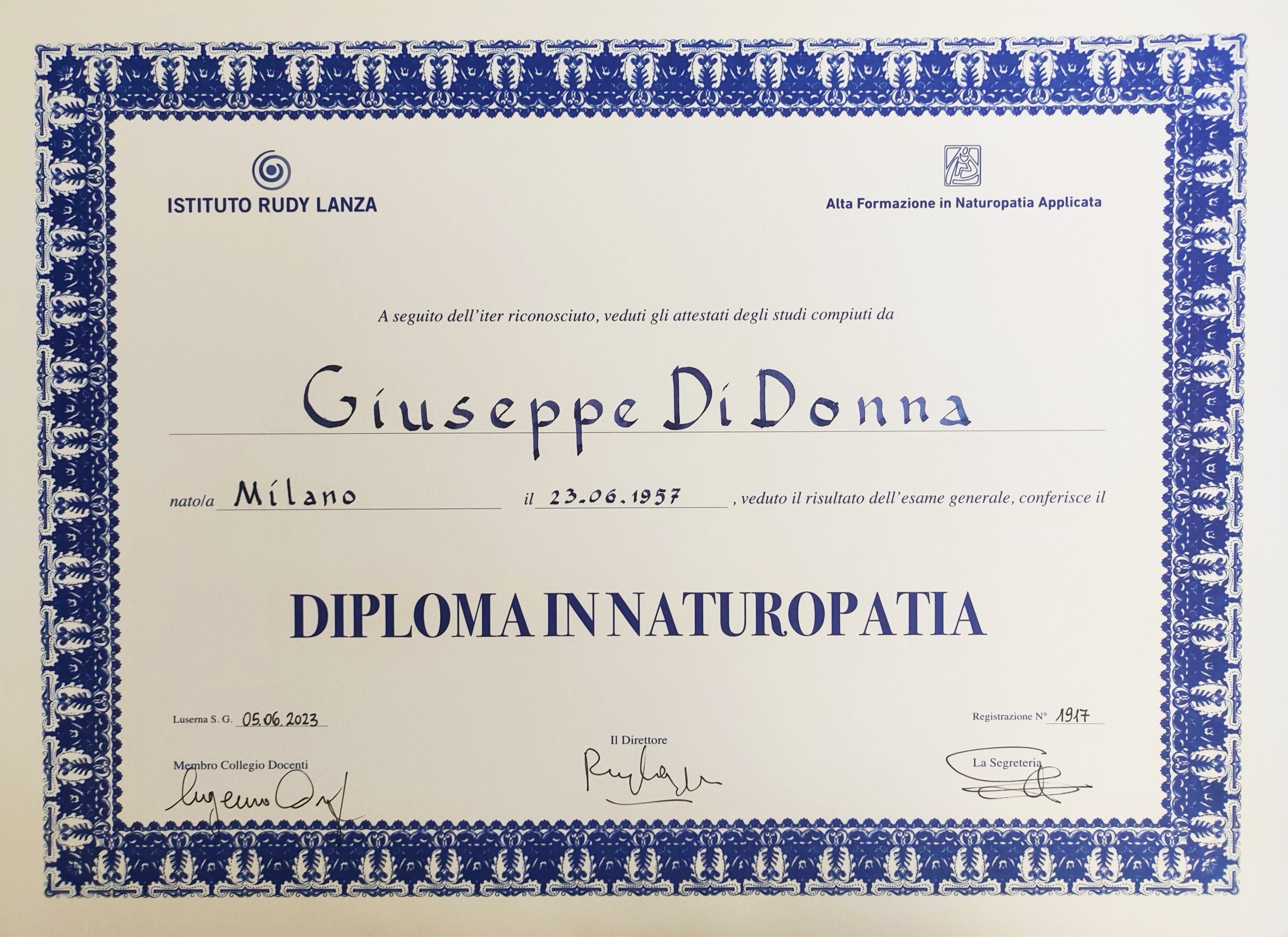 Diploma in Naturopathy